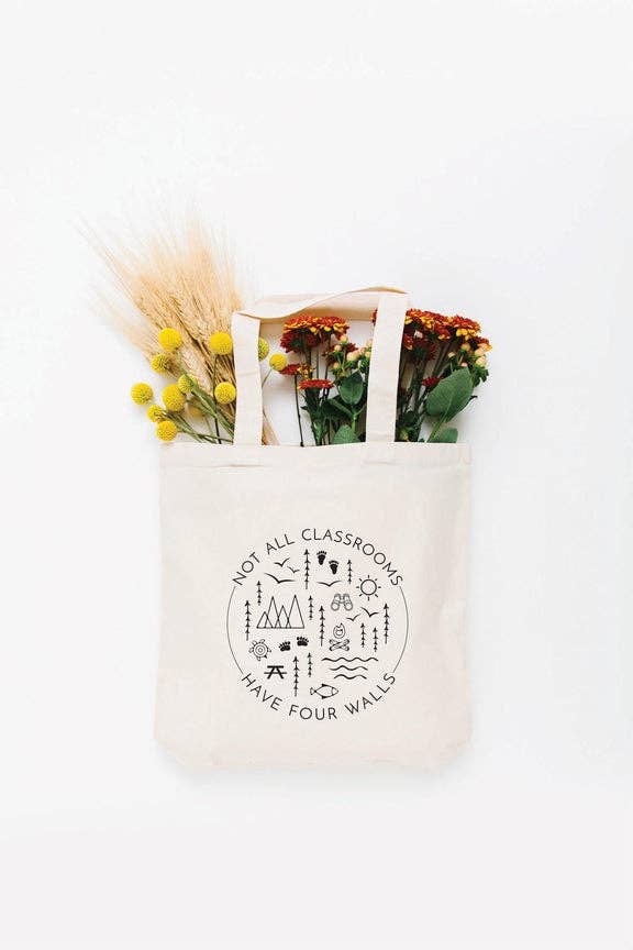 Nature Supply Co - Wholesale Tote Bag - Women's - Not All Classrooms Have Four Walls Canvas Tote Bag | Gift | Reusable Bag6