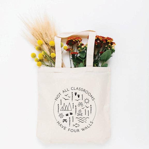 Nature Supply Co - Wholesale Tote Bag - Women's - Not All Classrooms Have Four Walls Canvas Tote Bag | Gift | Reusable Bag6