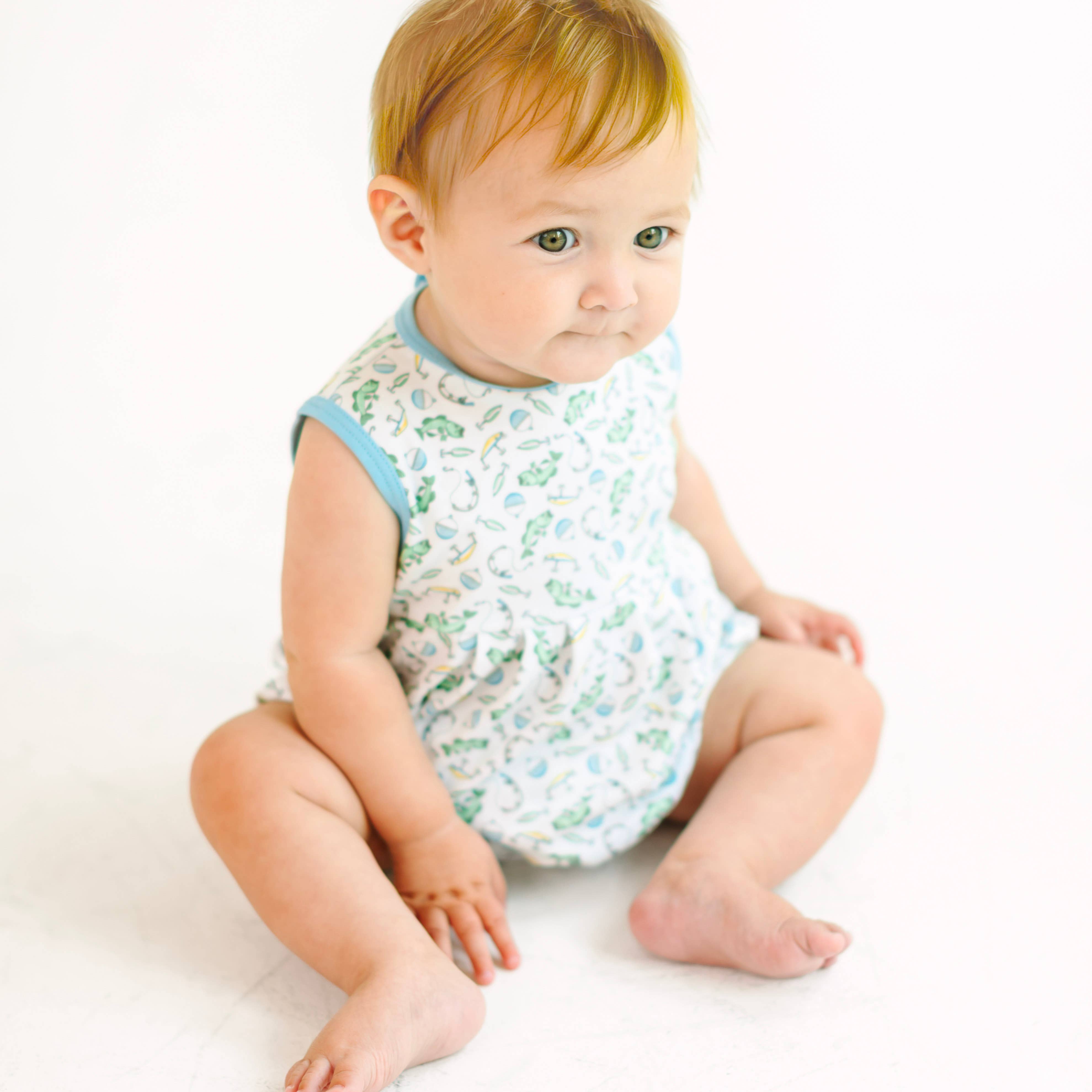 Magnolia Baby - Venta al por mayor Body sin pies - Bebés - Burbuja de impresión Hook, Line and Sinker4