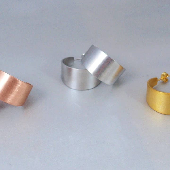 Fragkiski Designs – Engroshandel Hoops – Chunky Hoops, Chunky øreringe, tykke guld bøjler2