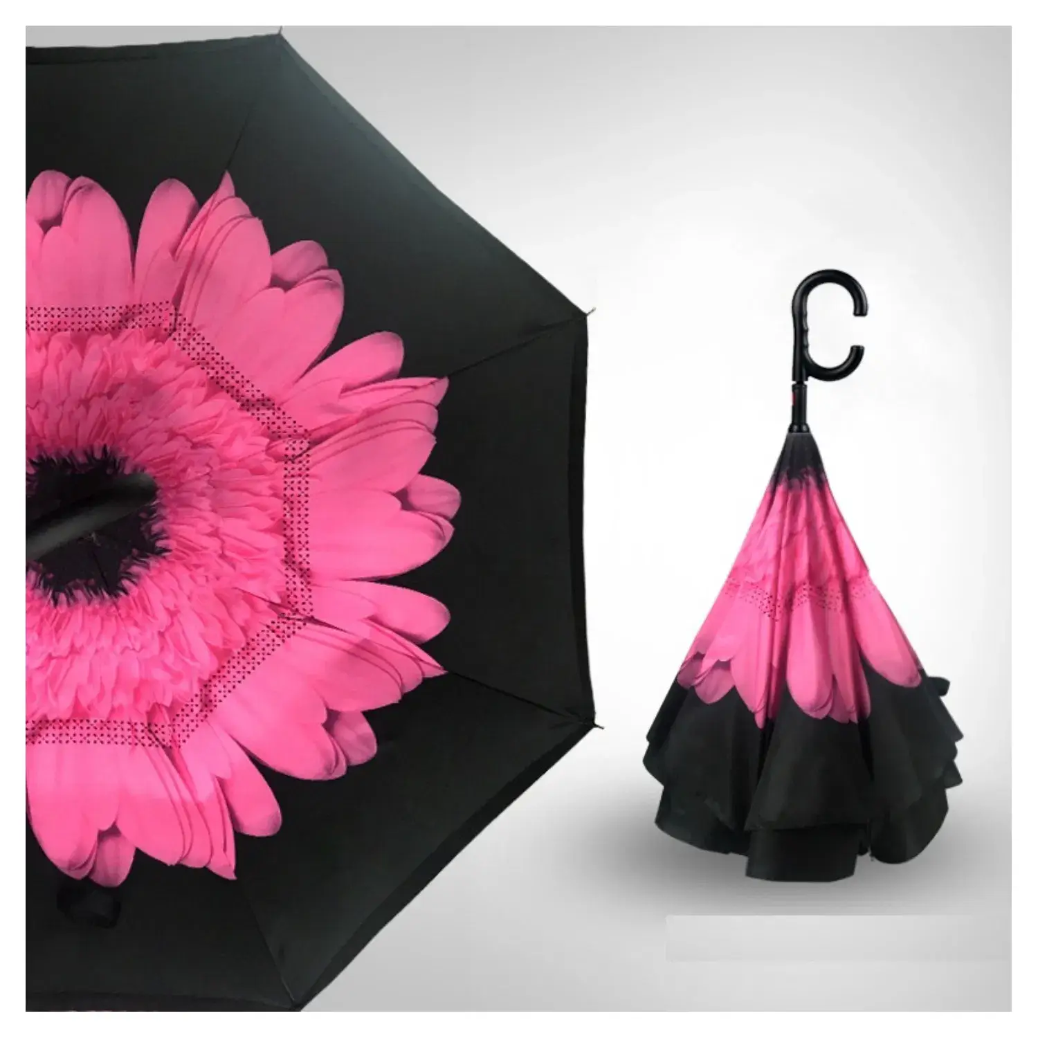 Superbia - Wholesale Umbrella - Women's - Inverted Automatic-Opening Printed Upside Down Umbrella9