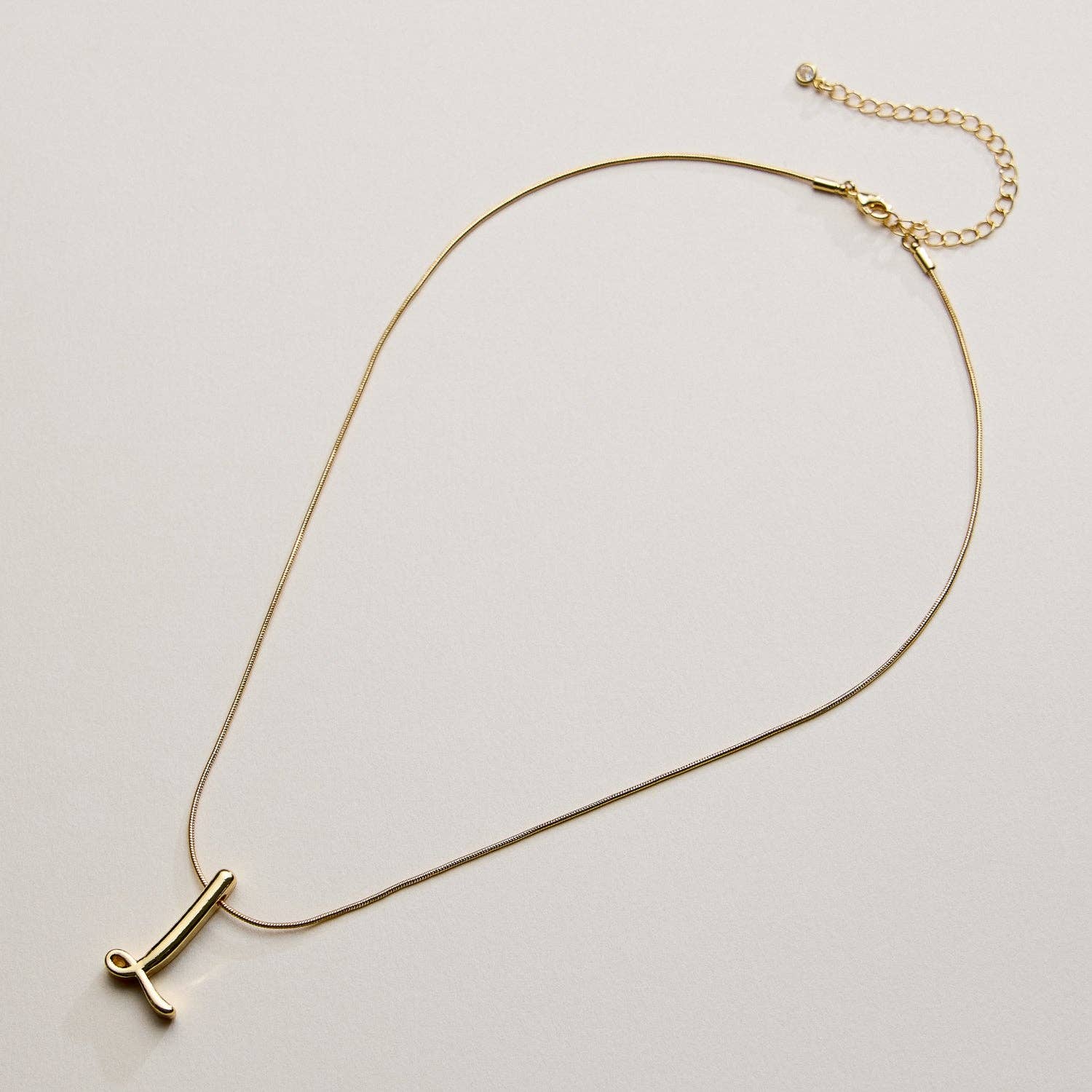 Frem - Wholesale Pendant/Charm Necklace - A Set of 16 Letters Gold Dipped Necklace – Gold & Silver Alphabet Charm Jewelry30