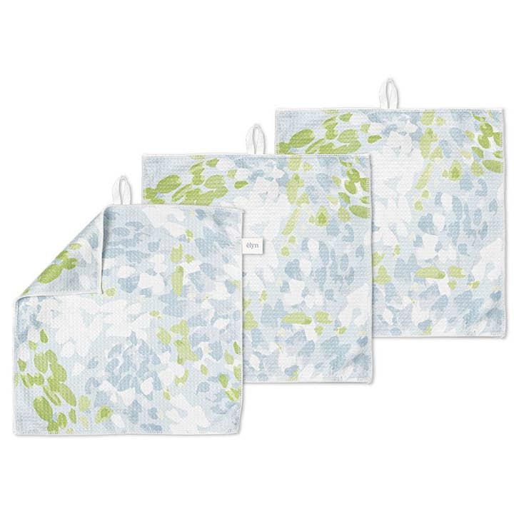 Microfiber Kitchen Dish Cloths 3pk - Painted Spots for wholesale by Elyn