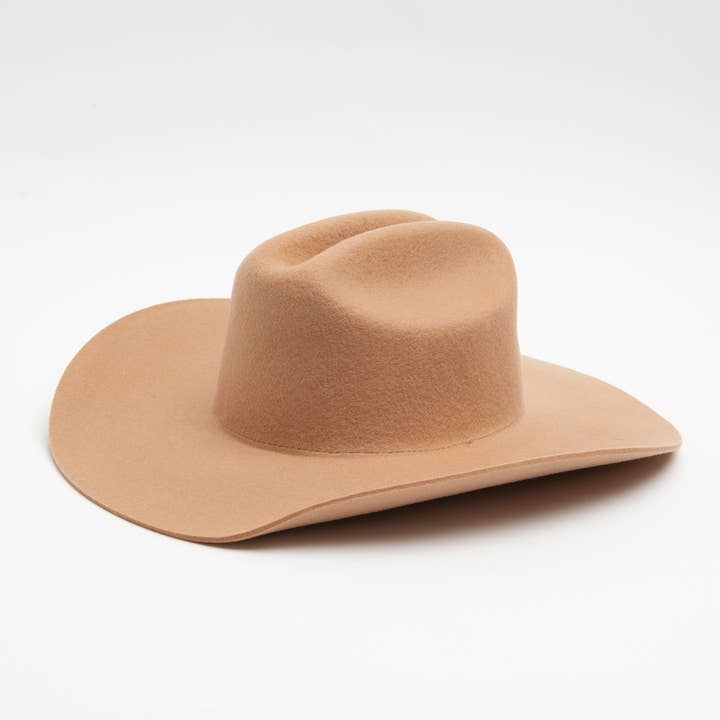 Lucca Couture - Vente Chapeau de cowboy – femme - Chapeaux de ranch en laine Cattlemen de luxe pour toutes les saisons 14