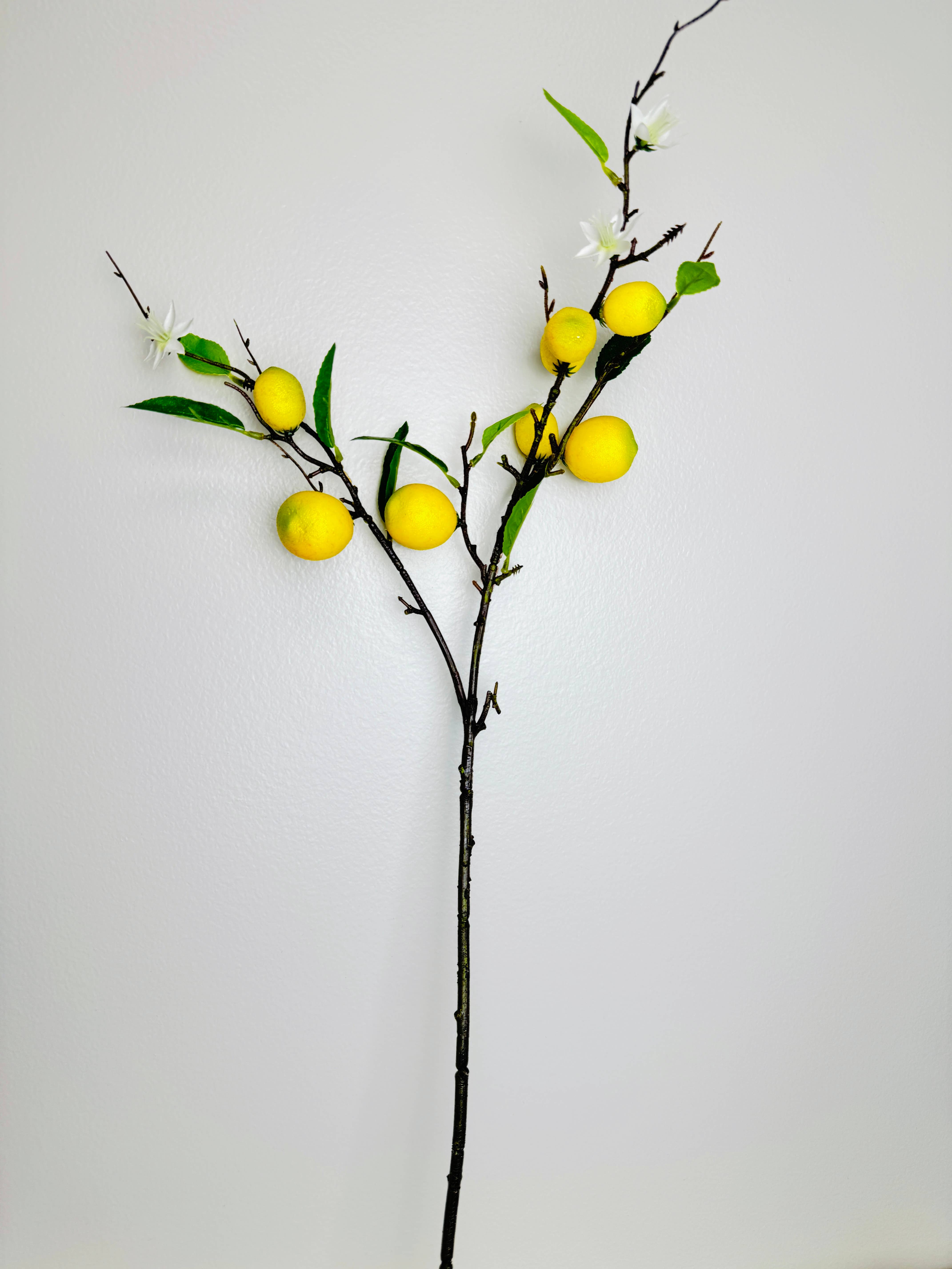 Angel Isabella – wholesale Konstgjord växt – 32"-Konstgjord Citronkvist Dekorativ Fruktstam2