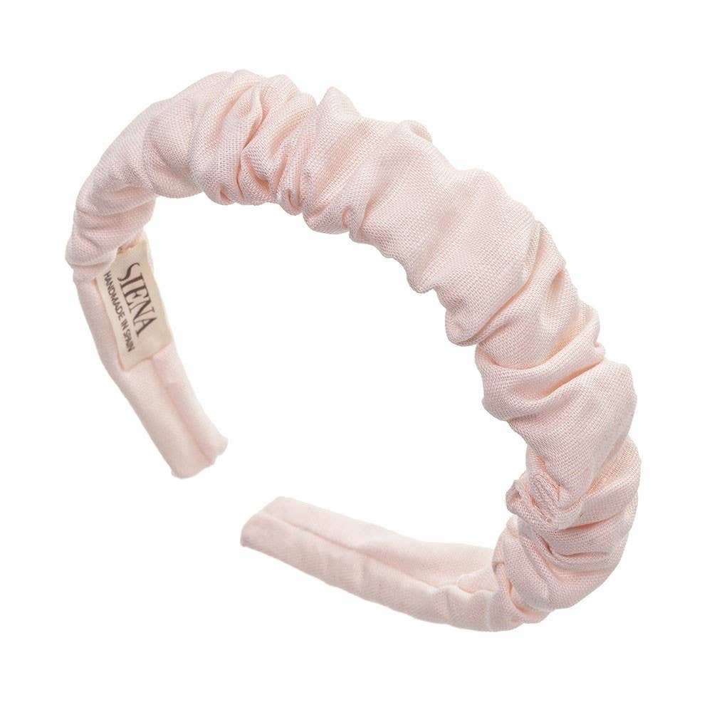 Siena Hair Accessories – Bandana - Mulher por atacado – Turbante de linho franzido feito à mão10