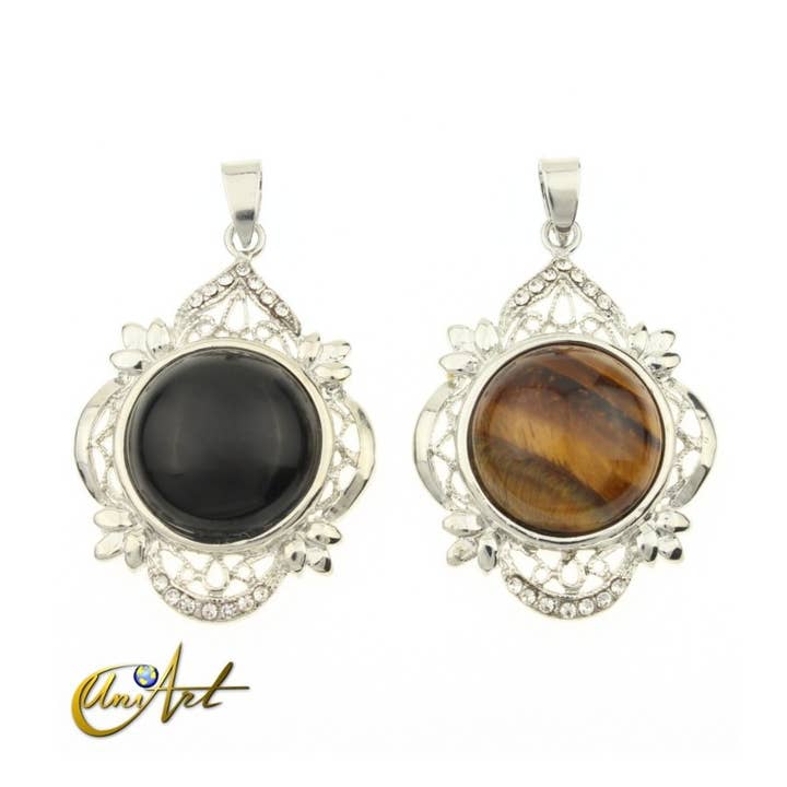 Gothic Round Pendant for wholesale by UniArt