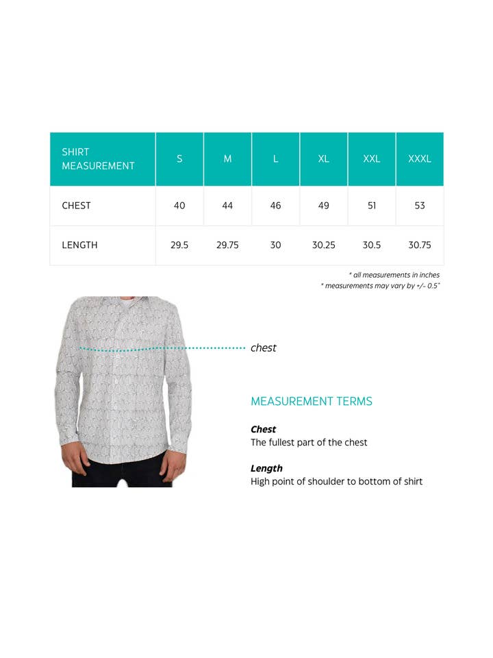 Passion Lilie - Wholesale Button Down Shirt - Men's - Salmon Ikat Men's Button Down Shirt5