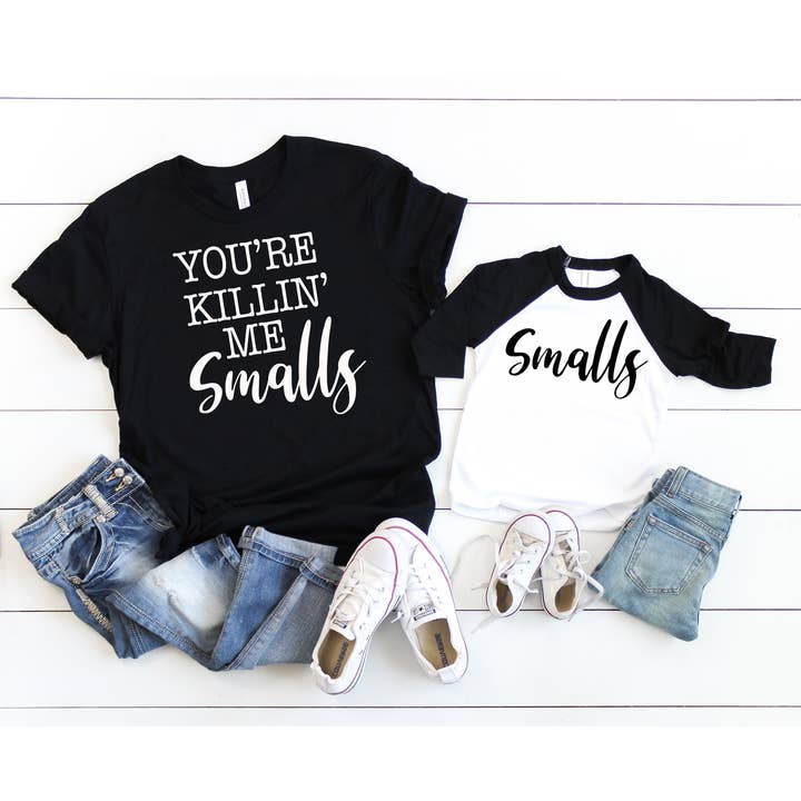 Chemise You're Killin' Me Smalls, Smalls, Extra Small pour la vente par Bella Bean Studios