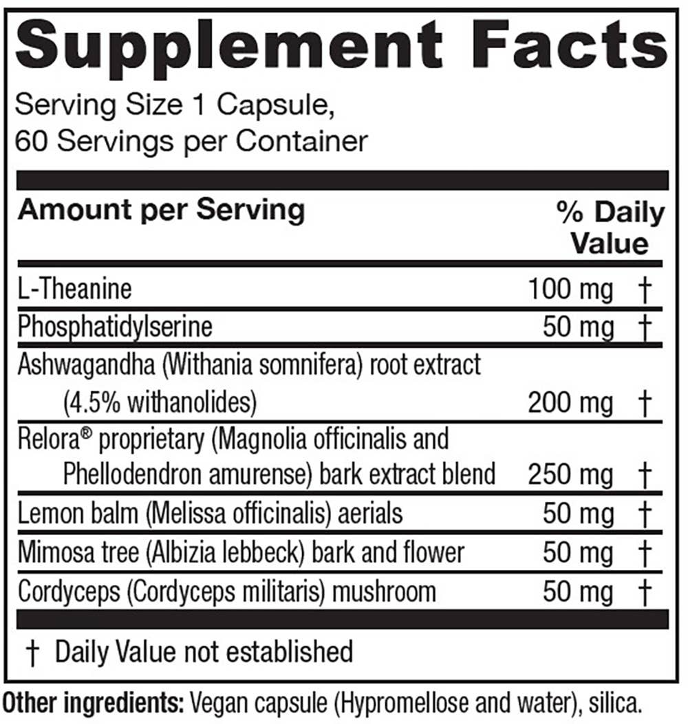 Vitanica - Vente Supplément oral/vitamine - Cortisol Relief™/60 capsules BTL2