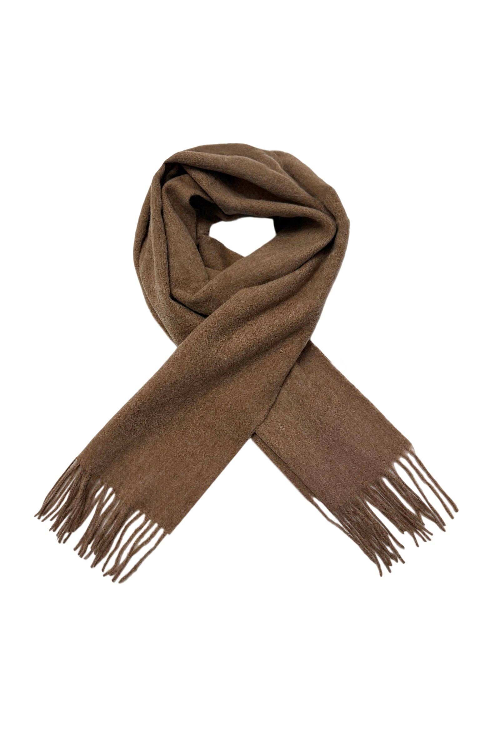 Fashion Scarf World – wholesale Scarf – Unisex – Unisex Plain Wool Tassel Scarf53