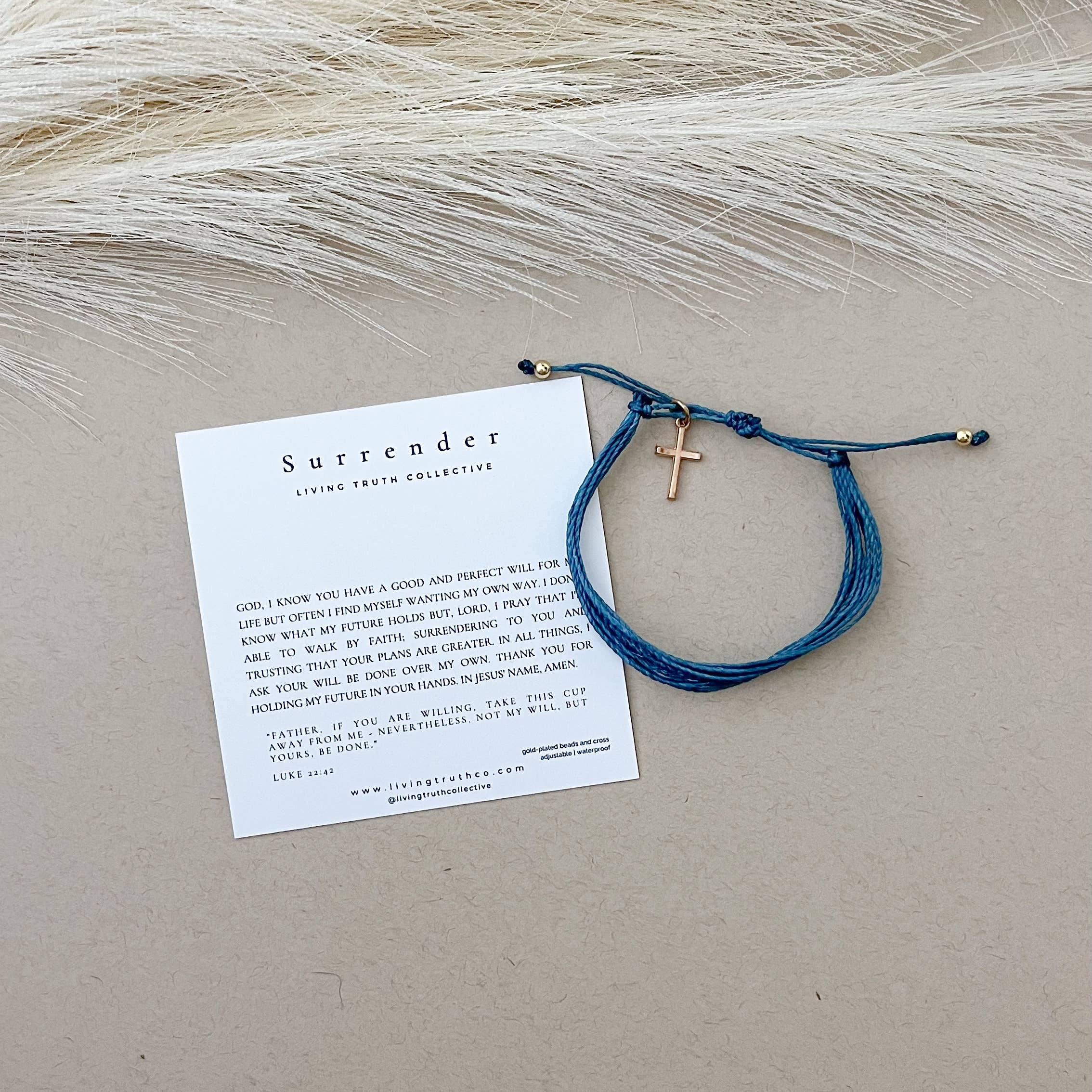 Living Truth Collective - Wholesale Woven/Braided Bracelet - Surrender1