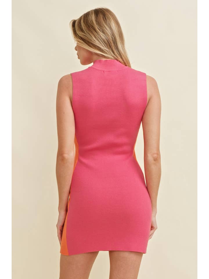 Cloud Ten - Wholesale Jurk - Dames - CSW12060 - MINI-JURK MET CONTRASTEREND BODYCON-EFFECT9