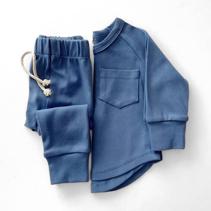 Lucky Panda Kids - Wholesale Lounge Set - Kids - Lounge Set | Ocean Blue3