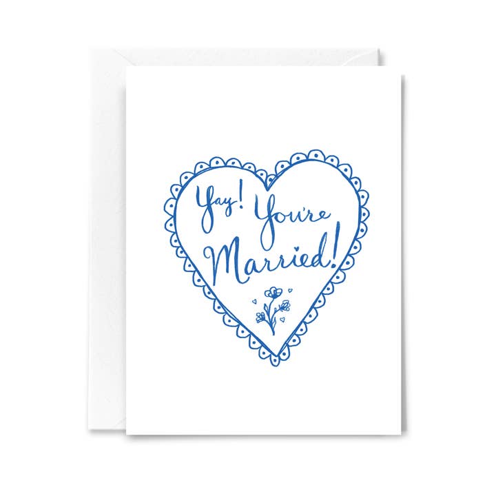 Yay You're Married Card for wholesale by Studio Conroy