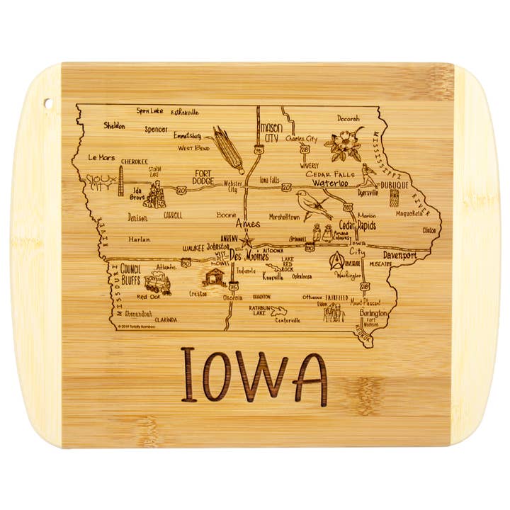 Totally Bamboo – Engroshandel Skærebræt – En Skive af Livet Iowa Skære- & Charcuteribræt