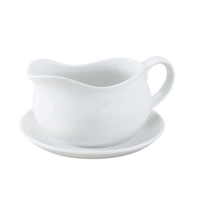 HIC - Harold Import Co. - Wholesale Kitchen Tool/Gadget - HIC Kitchen Hotel Gravy Boat With Saucer, 24oz4