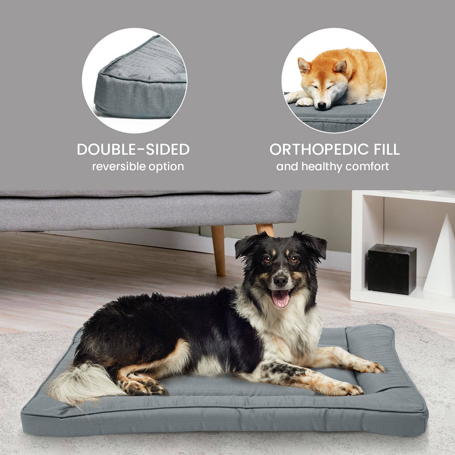 Precious Tails - Wholesale Pet Bed - Cat/Dog - Precious Tails Orthopedic Pet Bed Crate Mat7