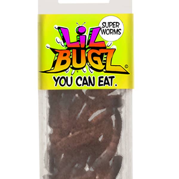 Lil Bugz You Can Eat | Edible Super Worms for wholesale by EntoLife Edible Insects - Crickets, Ants & Scorpions!