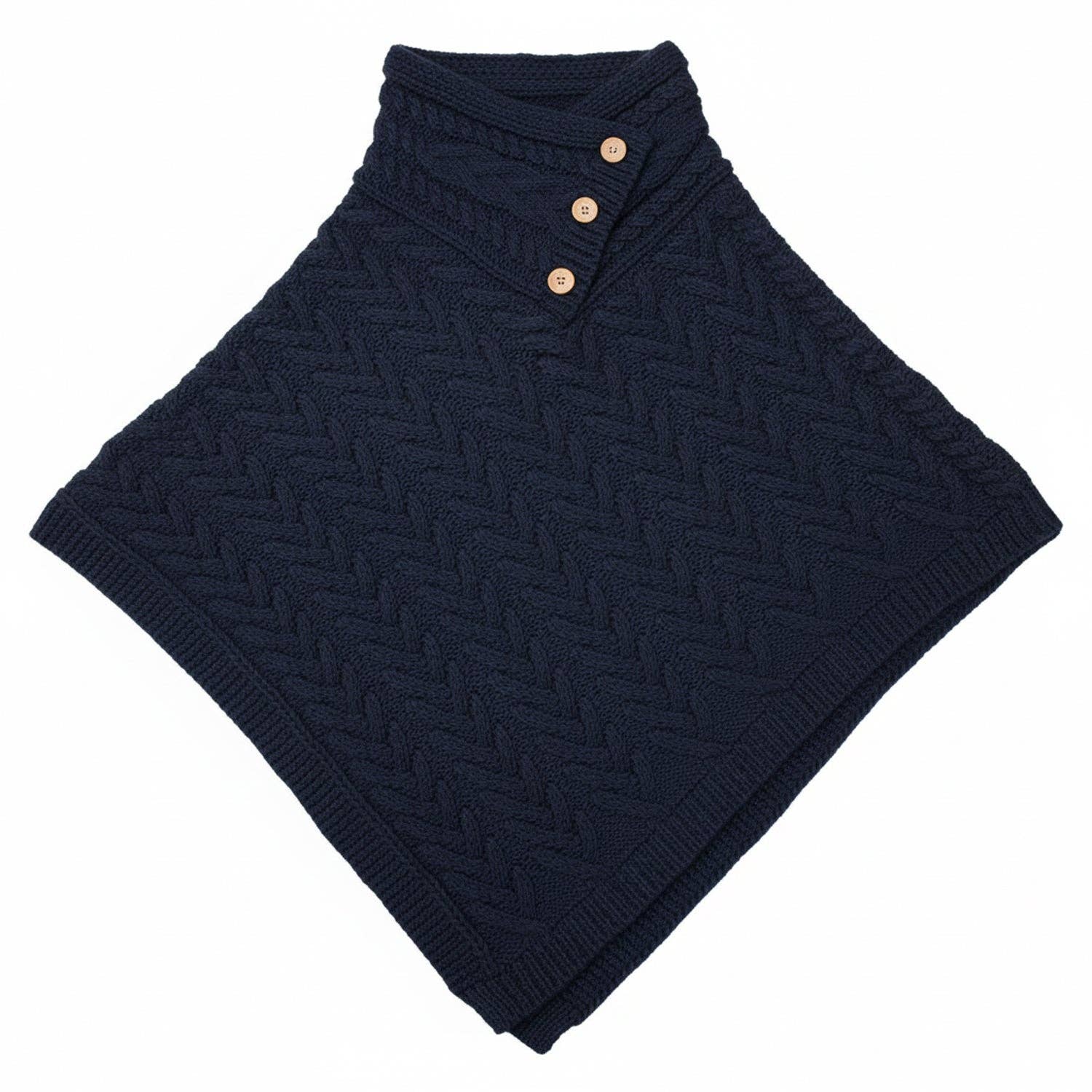 MANAV – wholesale Poncho – Women's – Aran Ladies Poncho1