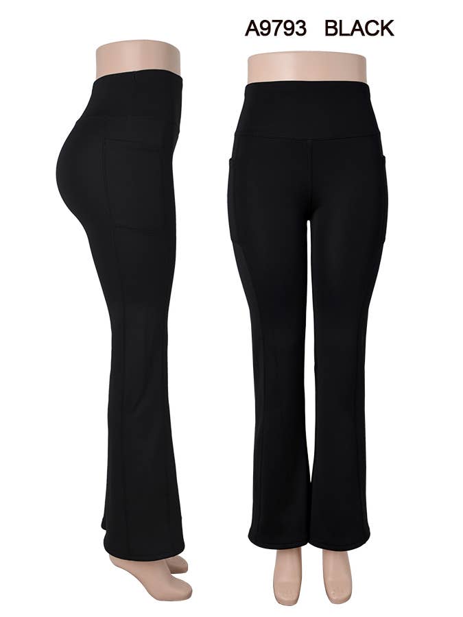 SSImport - Wholesale Pants - Women's - A9793 WINTER FLAIR PANTS FUR LINED W/ POCKETS MIX SIZE 12PCS11