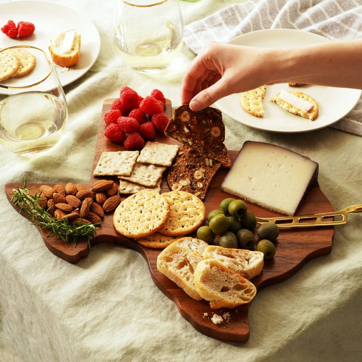 Twine - Wholesale Cheese Board - Acacia Wood Texas Cheese Board2