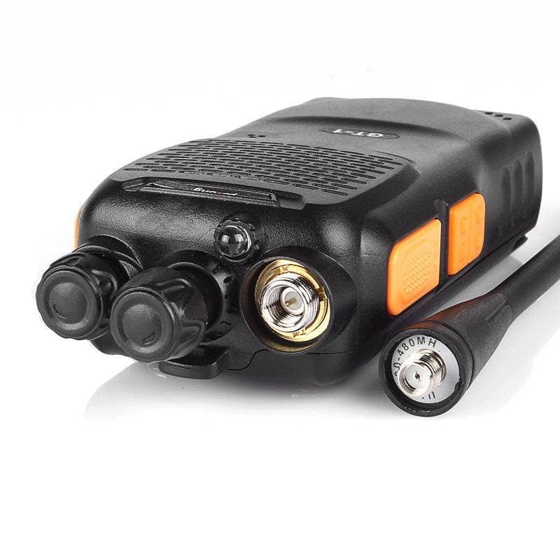 Radioddity - Vente Appareil technologique portable - Baofeng GT-1 [paquet de 2] | UHF | 5 W | 16 canaux | Lampe de poche | Radio bidirectionnelle à fonction FM7