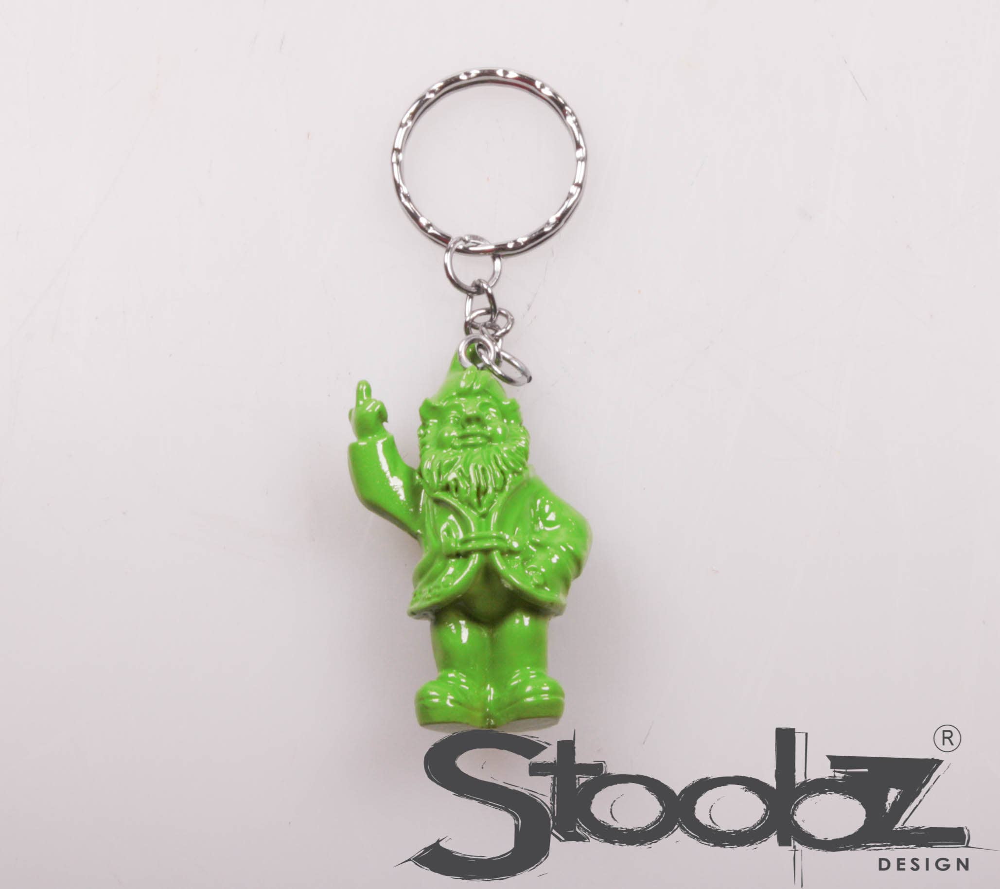 Imhof & Stevens BV – Großhandel Schlüsselanhänger – Unisex – STOOBZ GNOME MINI F*CK YOU SCHLÜSSELANHÄNGER 9 CM3