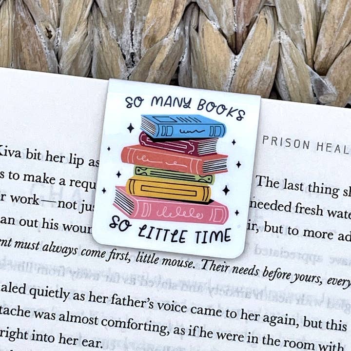 So Many Books, So Little Time | Magnetic Bookmark and other Purchase Wholesale so many. Free Returns & Net 60 Terms on Faire trending on Faire.