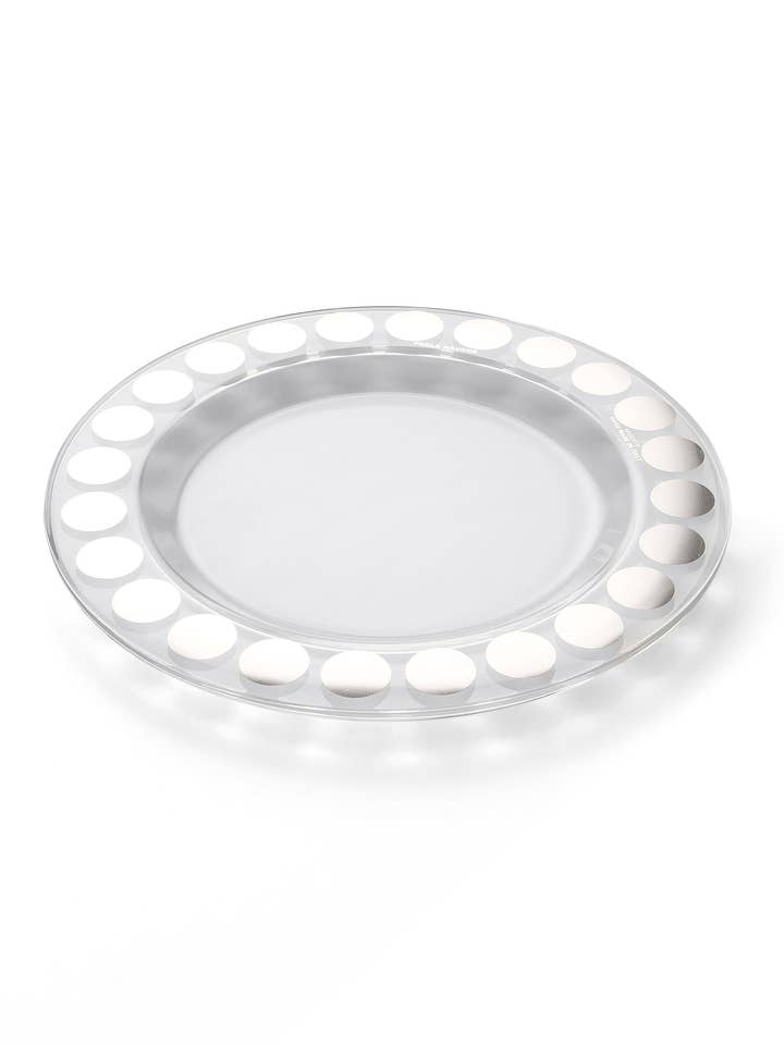 Paola Navone - Plato de plata (tamaño pequeño), diseño de Egizia Punto para venta al por mayor de Arbiter