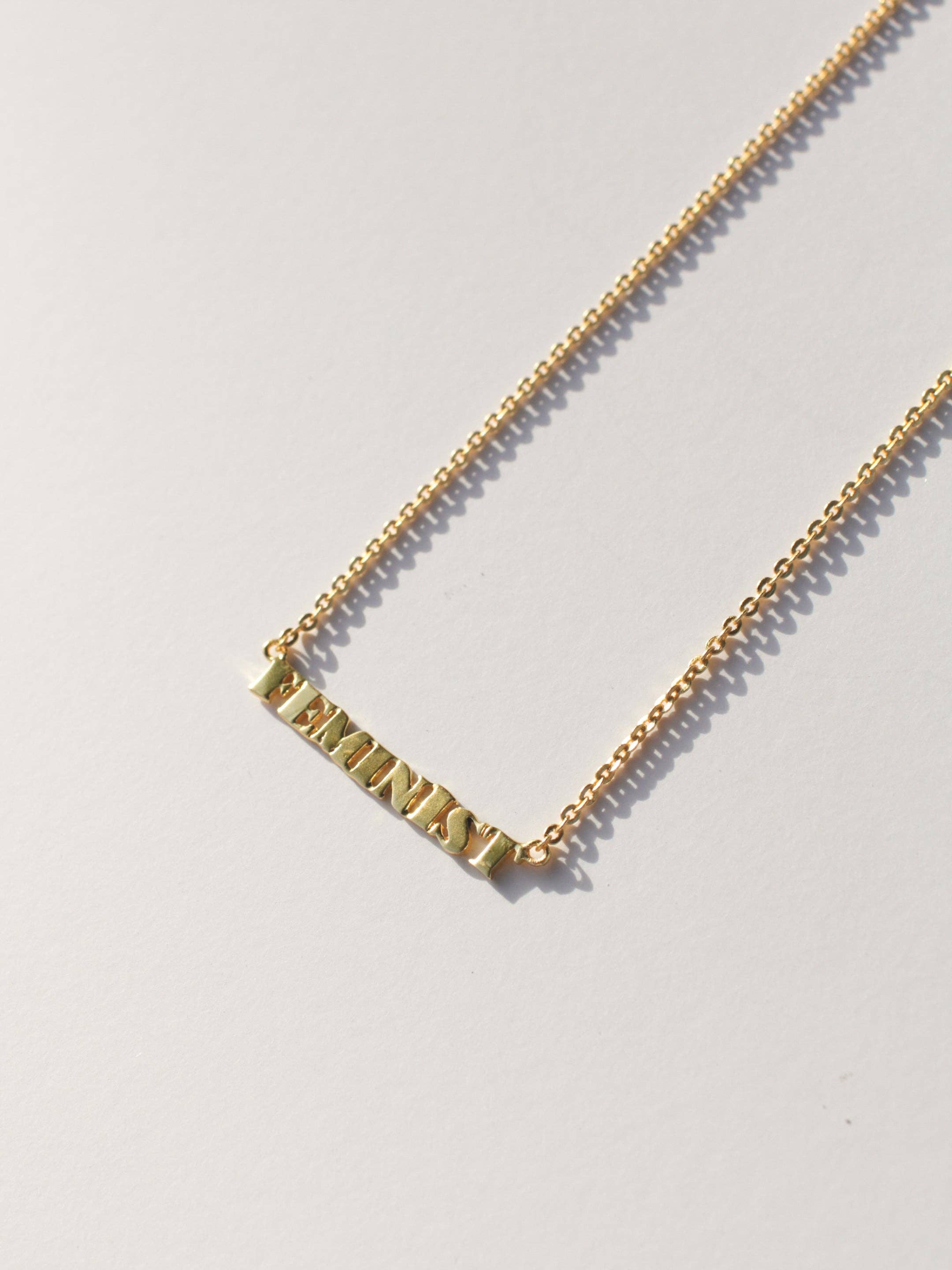 Rover & Kin - Wholesale Pendant/Charm Necklace - FEMINIST Necklace2