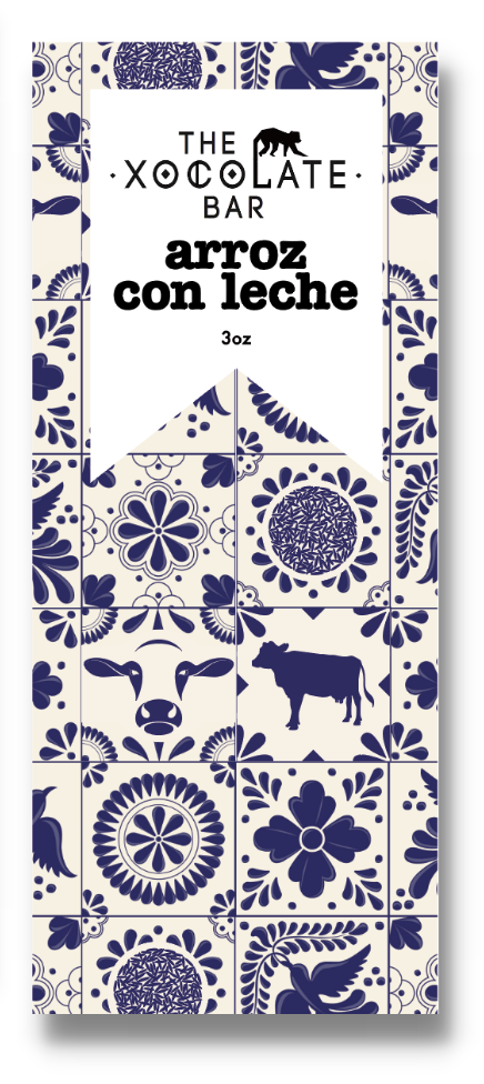 The Xocolate Bar - Wholesale Chocolate Bar - Arroz con Leche  Bar - Cinnamon Rice Organic Milk Chocolate1