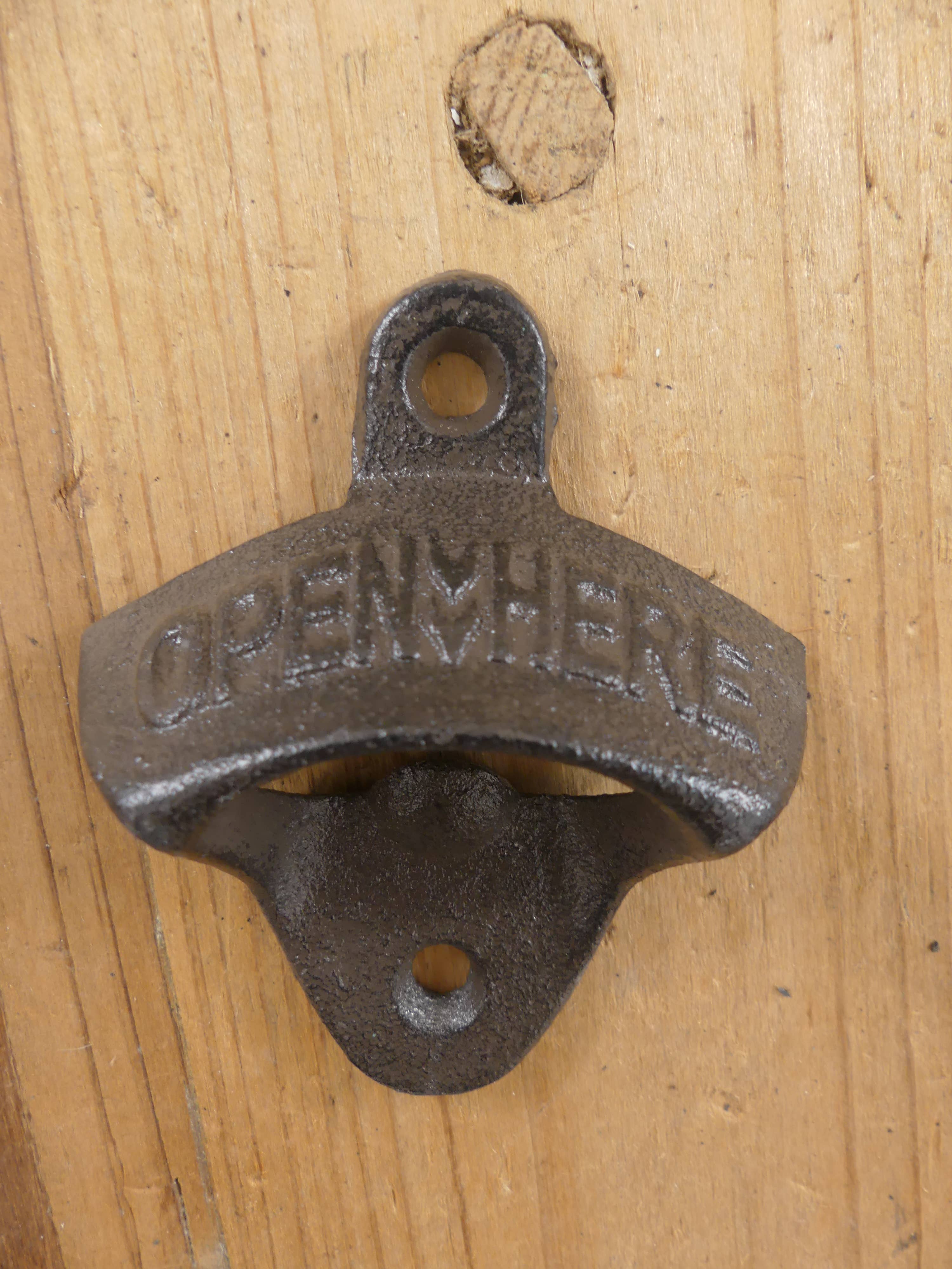 Midwest Craft House - Wholesale Bottle/Wine Opener - "Open Here": A Vintage-Styled Cast Iron Bottle Opener3