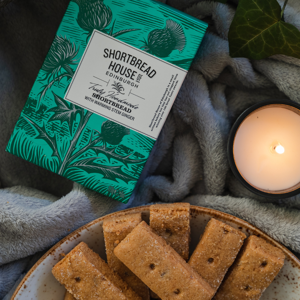 Shortbread House of Edinburgh - Wholesale Cookie - Shortbread Box Fingers Ginger 6oz MP122
