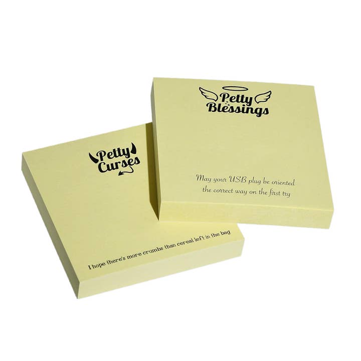 TRR Designs - Wholesale Sticky Notes - Funny Sticky Notes, Petty Blessings and Petty Curses1