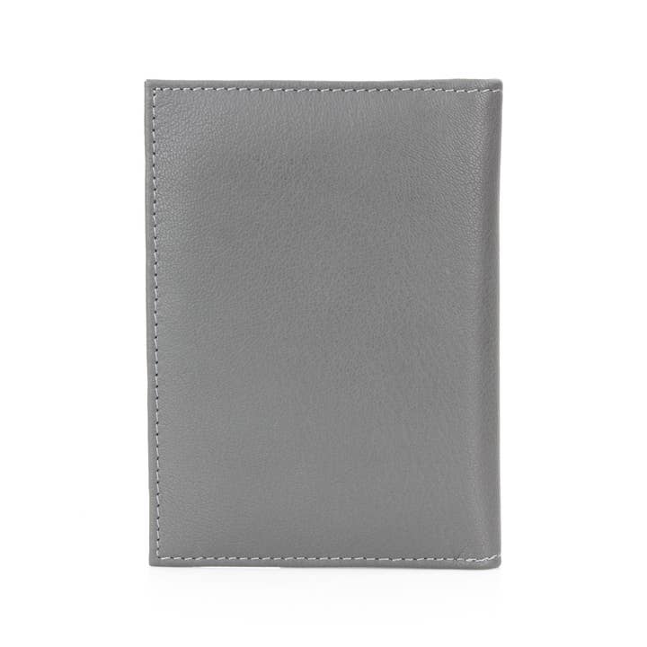Leather Impressions Inc - Wholesale Passport Case - Unisex - Leather Passport Holder with Card Slots RB LW 21 100518