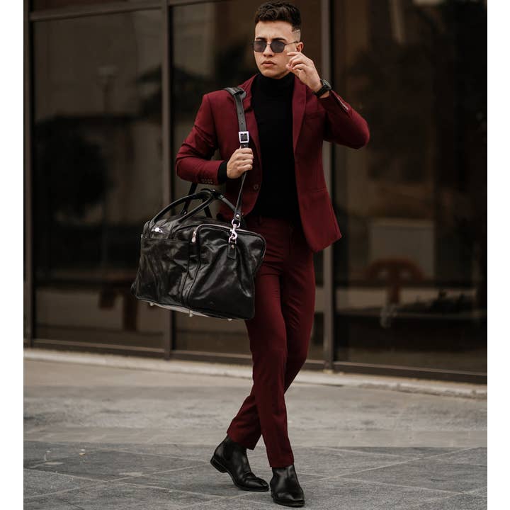 Time Resistance - Wholesale Weekender Bag - Men's - Large Italian Leather Duffel Bag - The Hitchhikers Guide to the Galaxy10