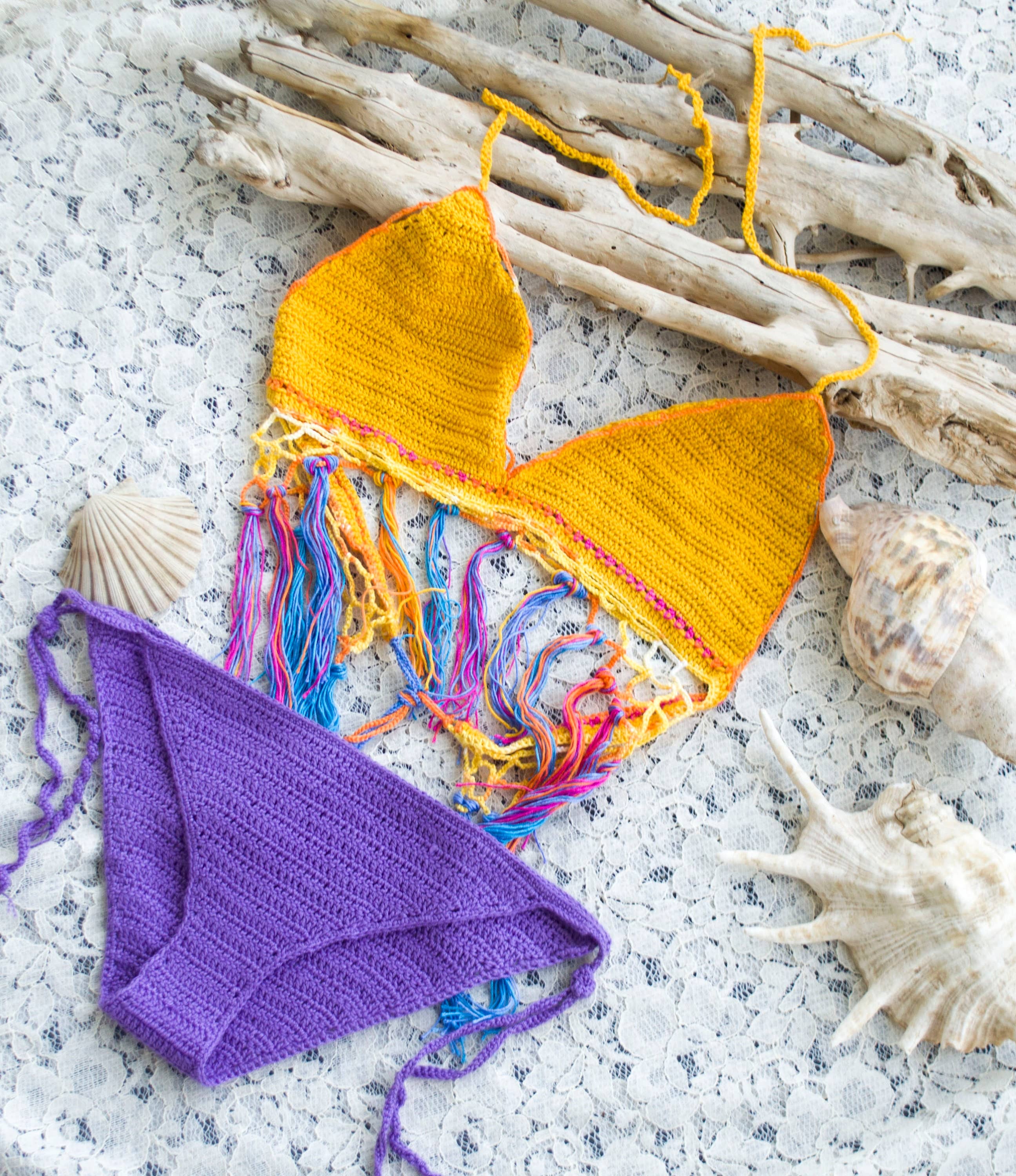 mayAqua - Wholesale Two Piece Swimsuit - Women's - Crochet Bikini Set, Mix and Match Sexy Swimwear, Crochet8