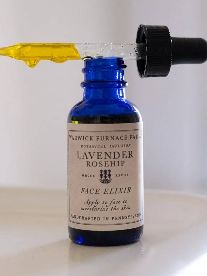 Lavender Rosehip Facial Elixir for wholesale by Warwick Furnace Farm LLC