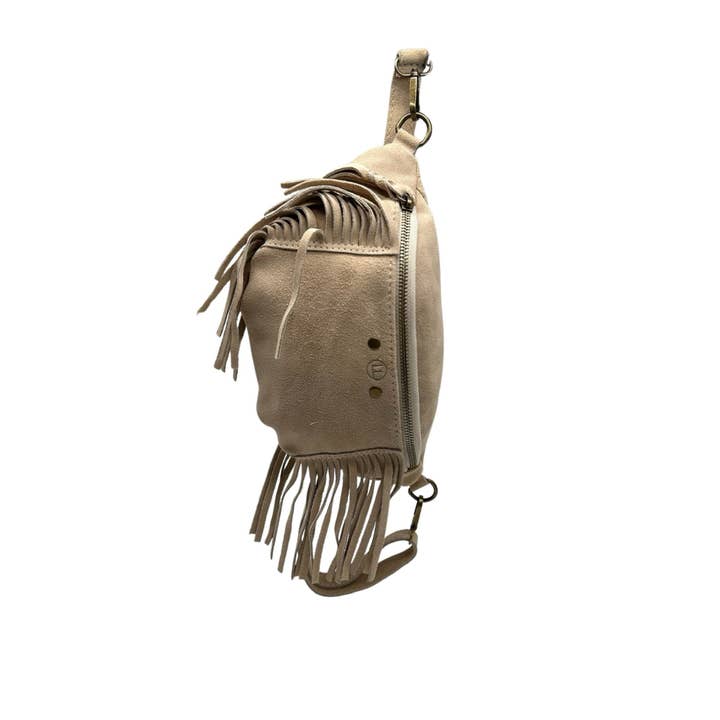 Louisa lee - Venta al por mayor Riñonera - Mujer - RIÑONERA DE PIEL DE GAMUZA ESPERANZA24