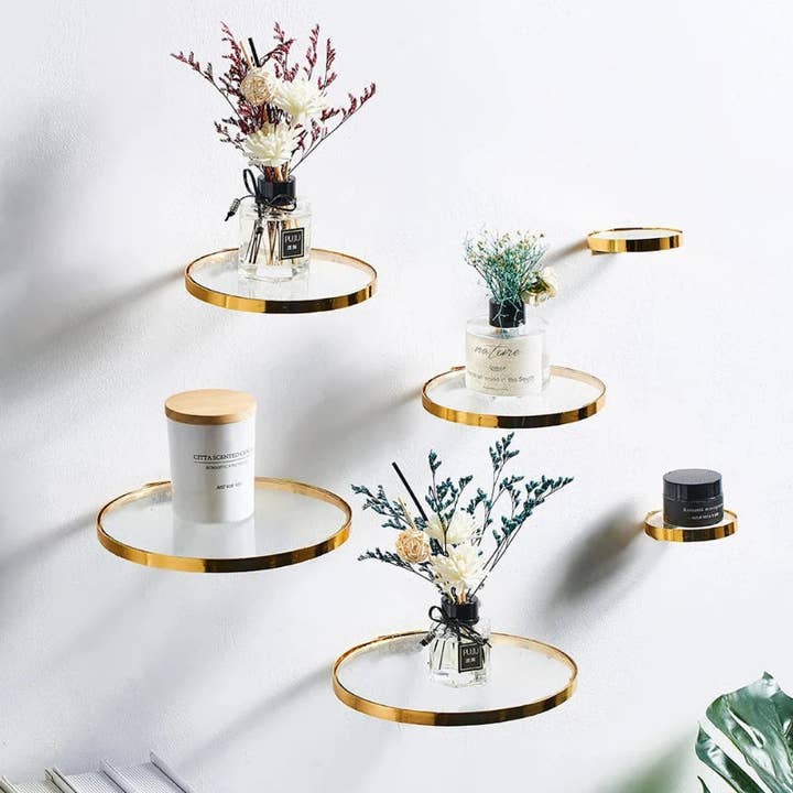 Kiyo Home – wholesale Vägghylla – Glas hängande hylla