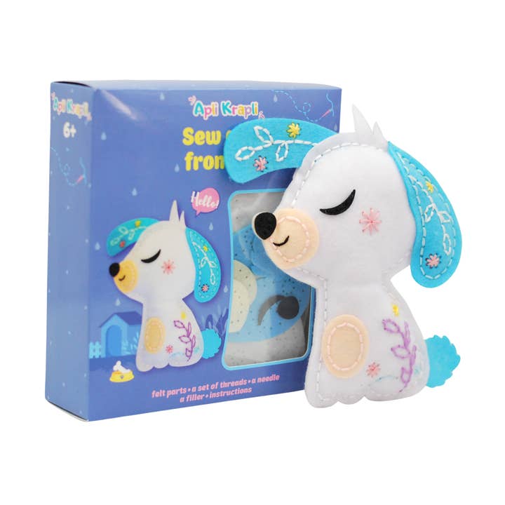 APLI Krapli — Juguete de Fieltro: Perro — A partir de 6 años para venta al por mayor de Fainotoys