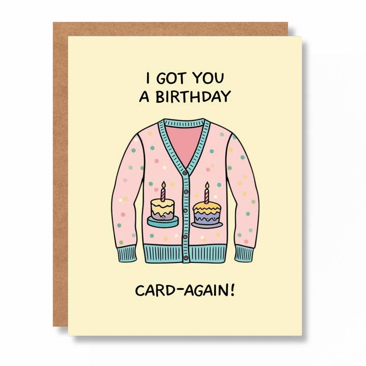 Jeg har købt et fødselsdagskort til dig igen kort for engroshandel hos Otter this World Cards