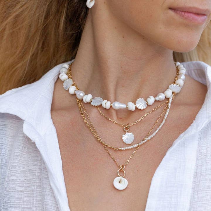 Ke Aloha Jewelry - Wholesale Pendant/Charm Necklace - Seashell Chain Necklace - Kainalu