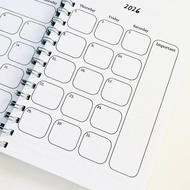 Thriving Stationery - Wholesale Planner - A5 -12 Month Student Planner Weekly Layout – Academic Planner for High School & College Students5