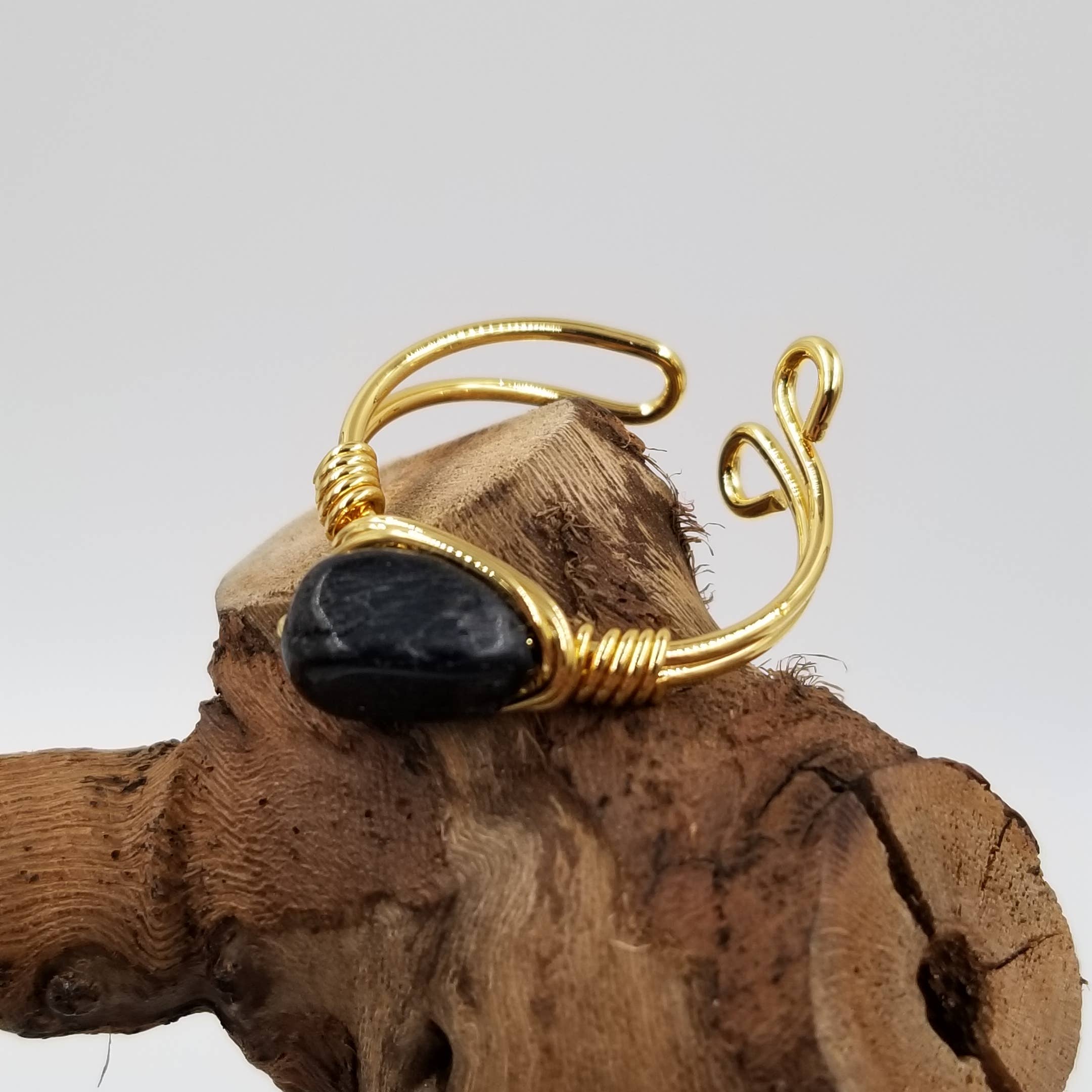 CHAKRA JEWELRY - Wholesale Single Stone/Solitaire Ring - Handmade Natural Stone Open Ring3