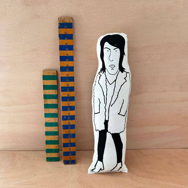 Noel Fielding Cushion Doll for wholesale by Fat Hen And Flo