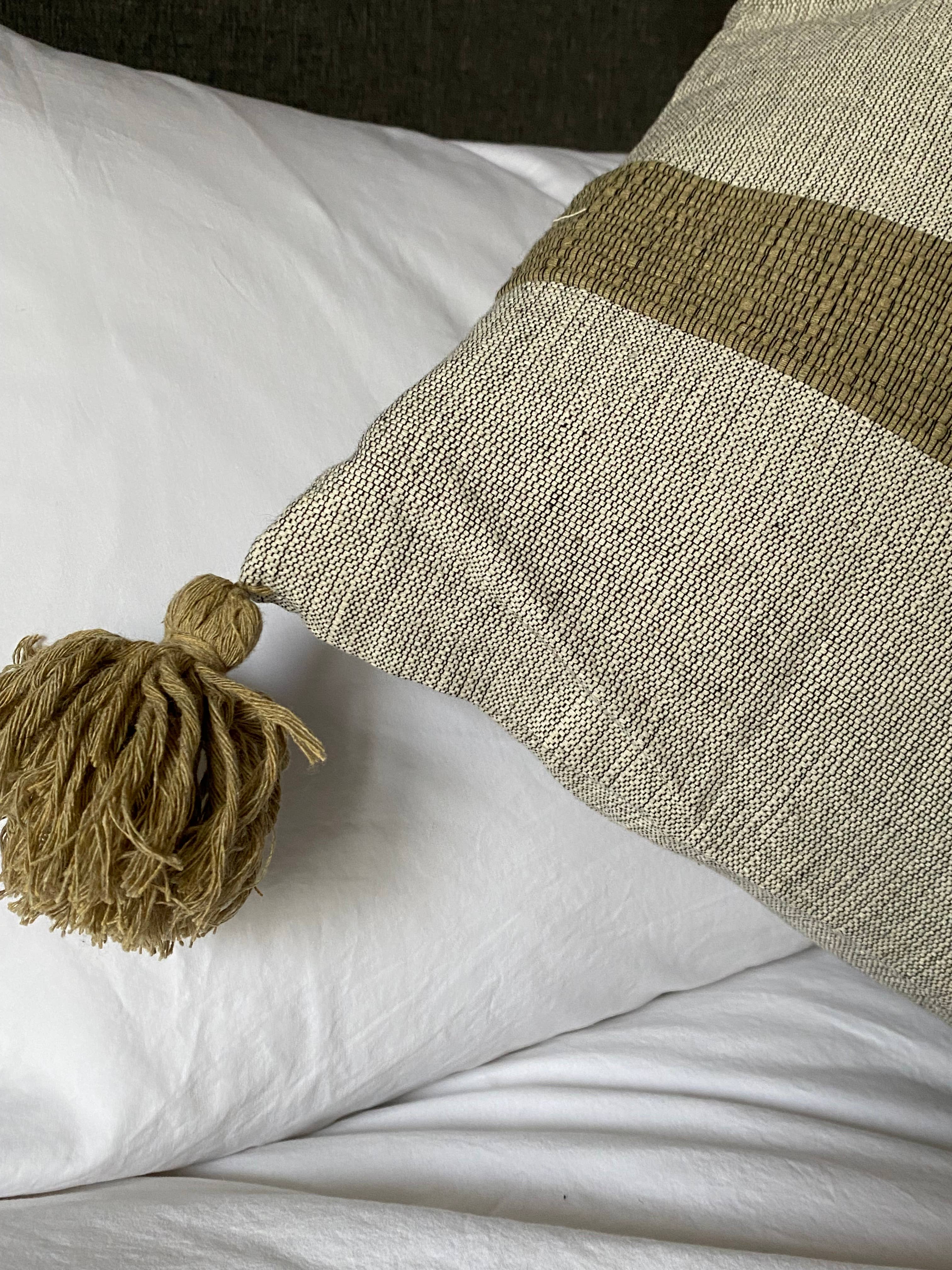 umale - Venta al por mayor Funda de cojín - Funda de almohada de algodón beige2