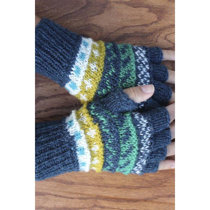 Lakhays Collection Inc. - Wholesale Arm Warmers - Women's - Winter Love Wool Unisex Arm Warmer Fingerless Gloves6