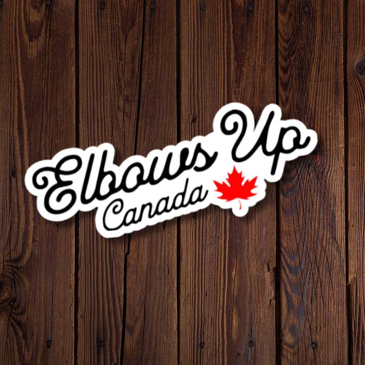 Pegatina Codos Arriba Canadá para venta al por mayor de Roxanne Johnston Designs